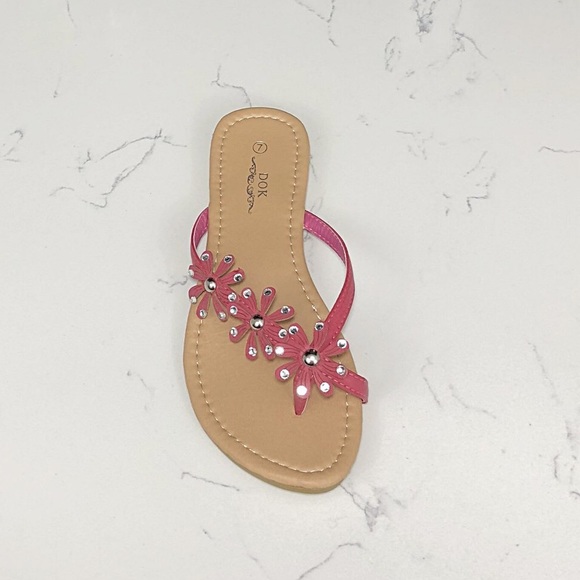 New Crystal Accent Flip Flops - Picture 4 of 4